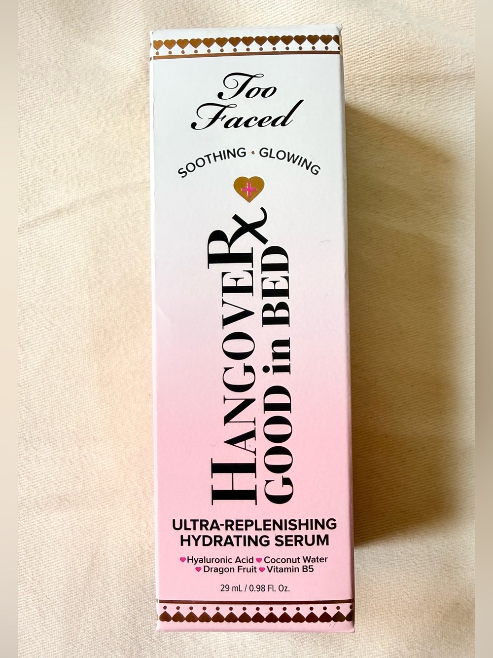 Too Faced Hangover RX Good In Bed Serum 0.98fl oz. BNIB